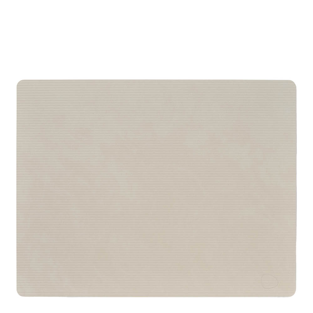 LIND DNA - Square Corduroy Pöytätabletti 35x45 cm Oyster White
