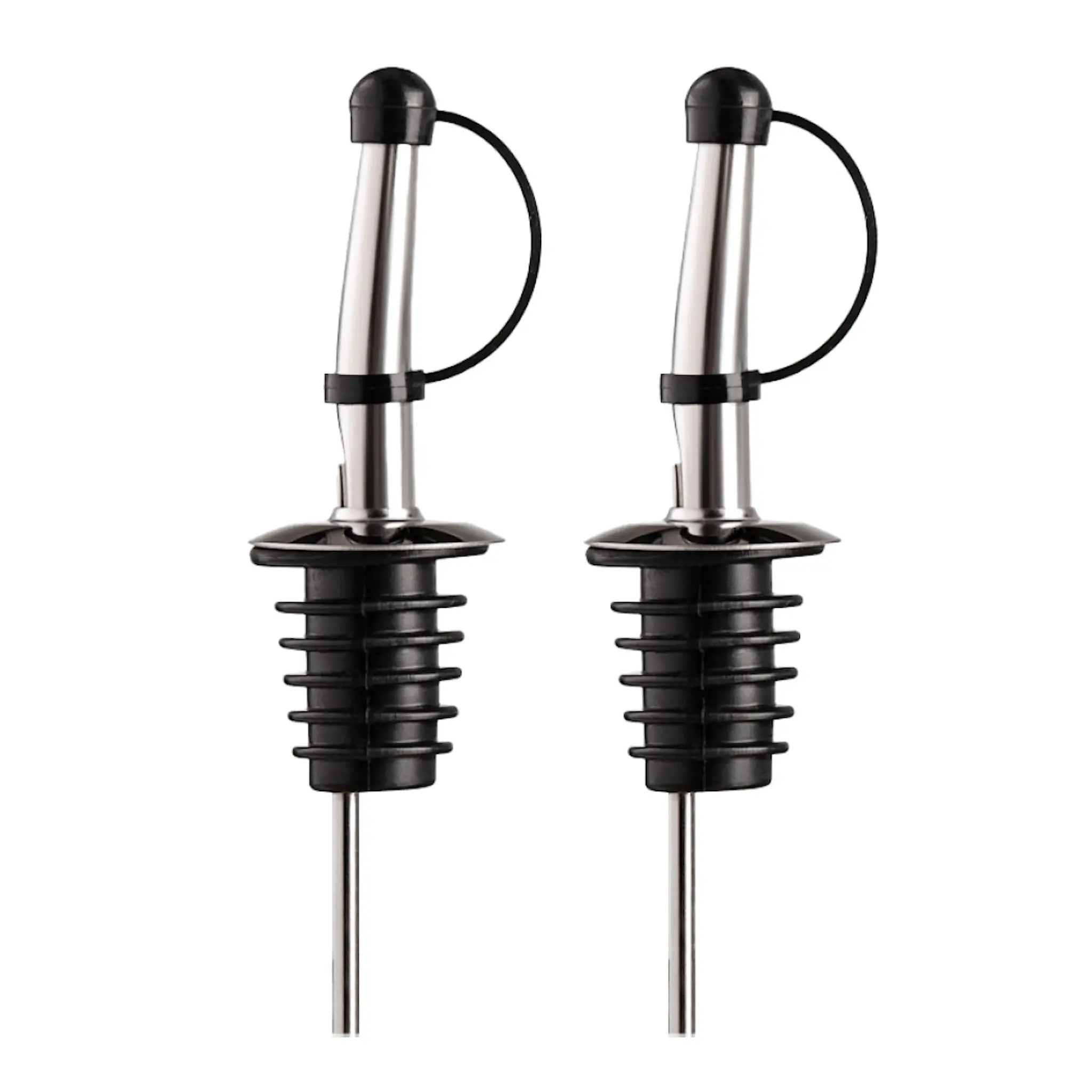 Vacu Vin Hällkork med lock 2-pack Silver