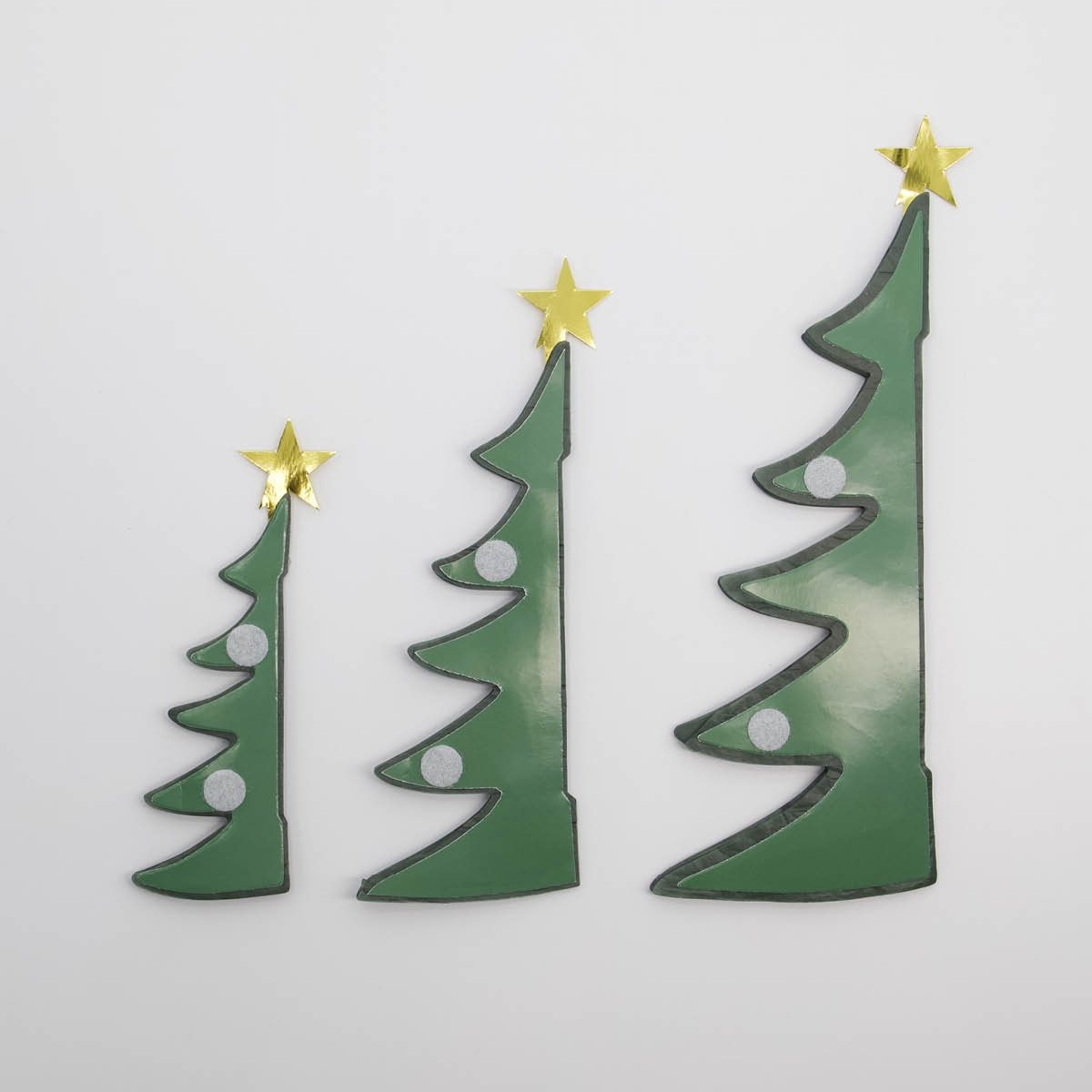 House Doctor Tree juldekoration 3-pack grön