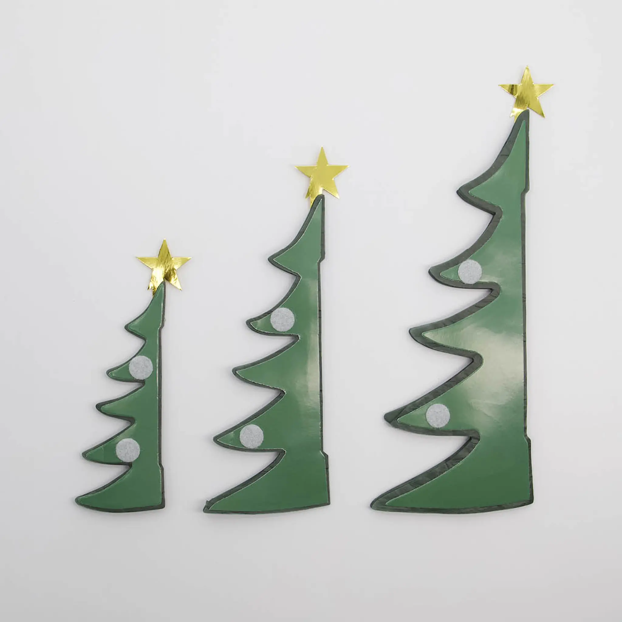 House Doctor Tree juldekoration 3-pack grön