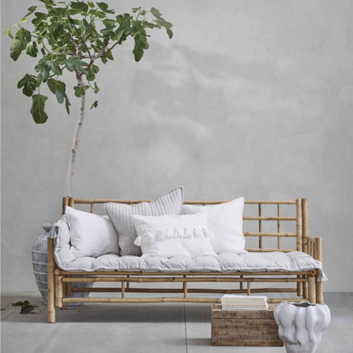 Lene Bjerre Felima Dyna 190x70x7 cm linne