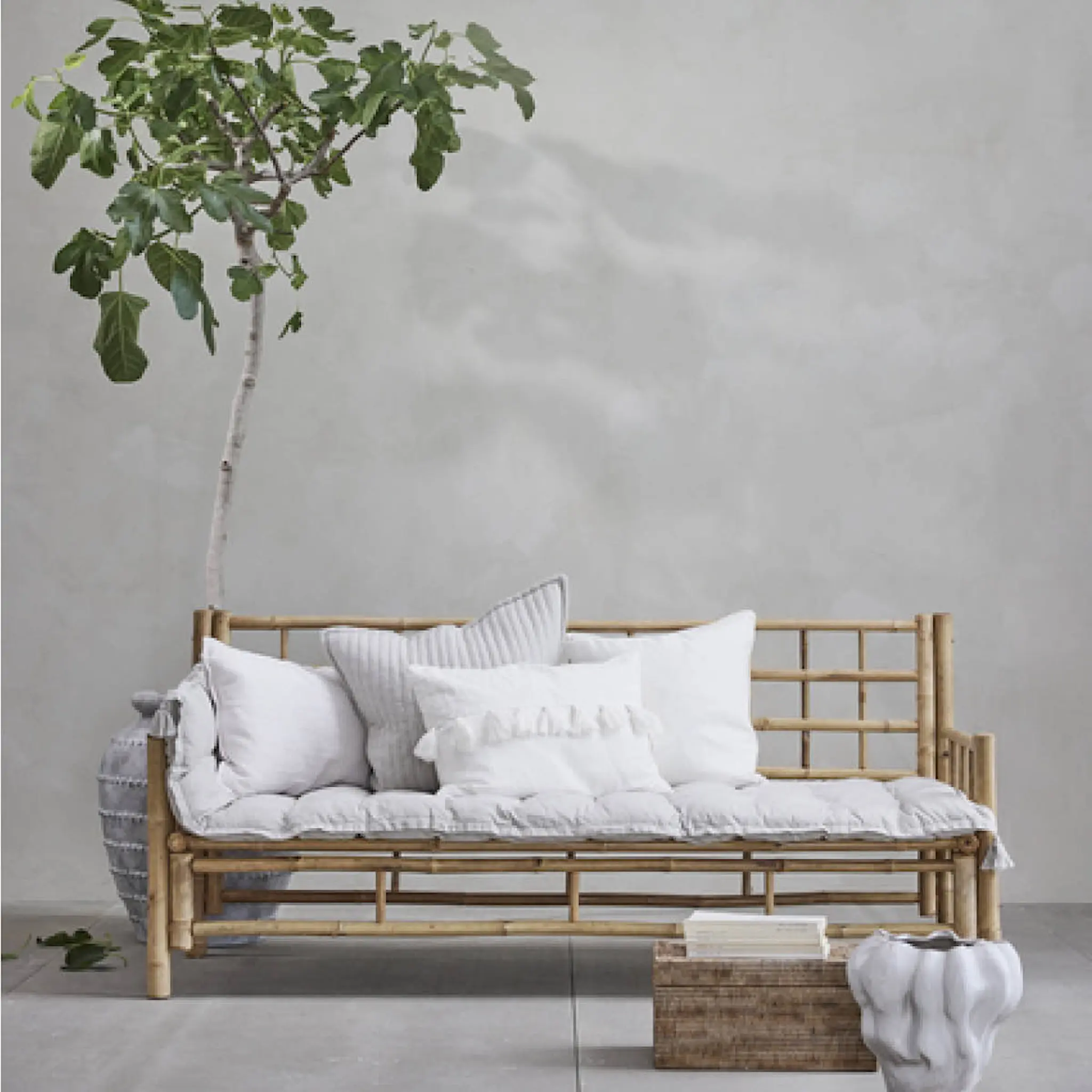 Lene Bjerre Felima madrass 190x70x7 cm lin