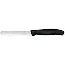Swiss Classic tomatkniv / bordskniv 11 cm svart