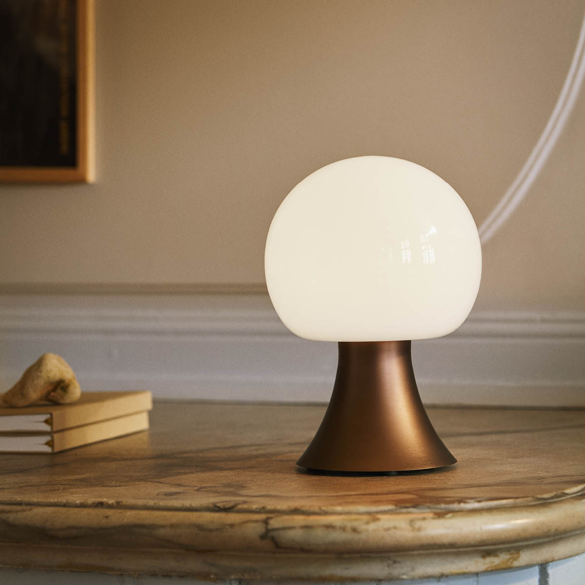 Holmegaard Noor LED-lampa 23 cm brun