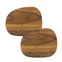 Raw Buttertavla 19x14 cm 2-Pack Teak