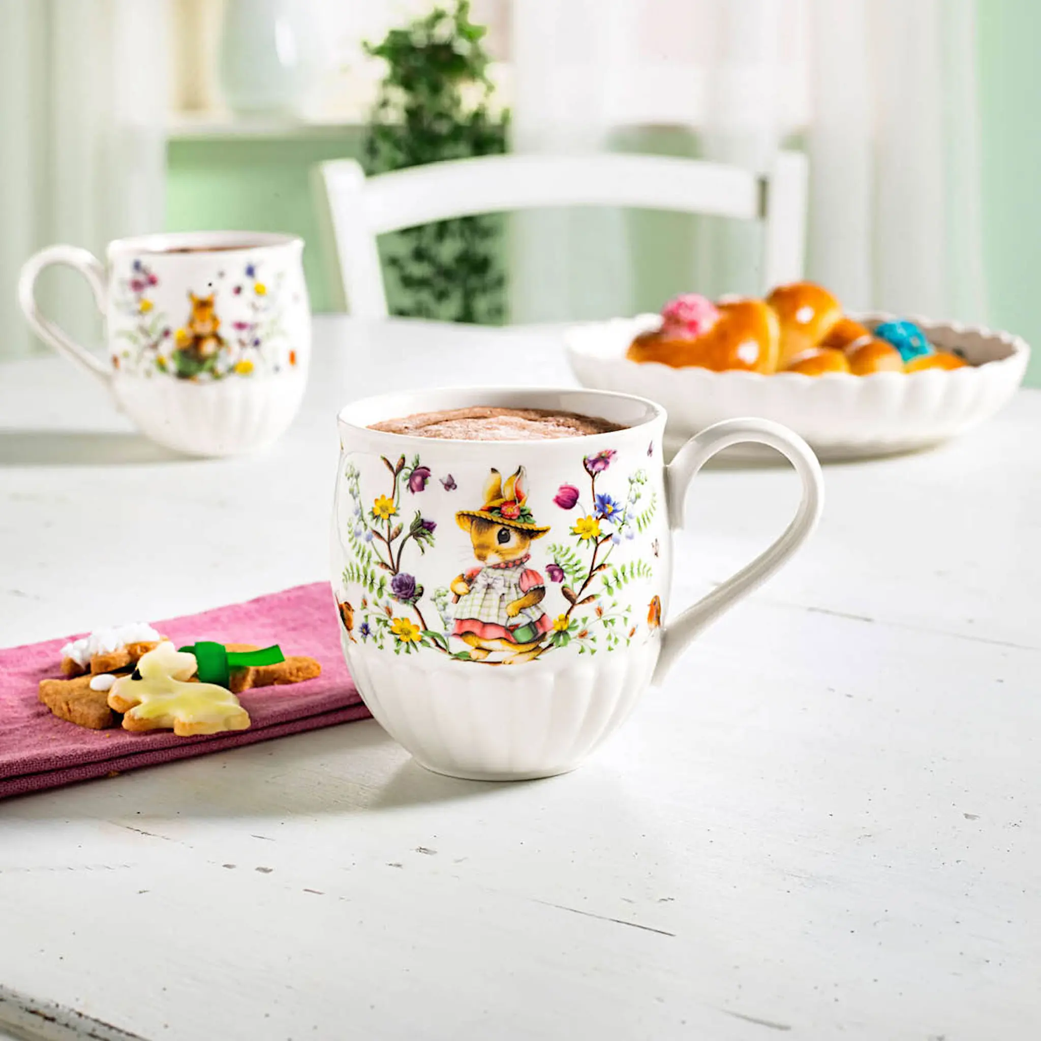 Villeroy & Boch Spring Fantasy Family mugg 33 cl grön/vit