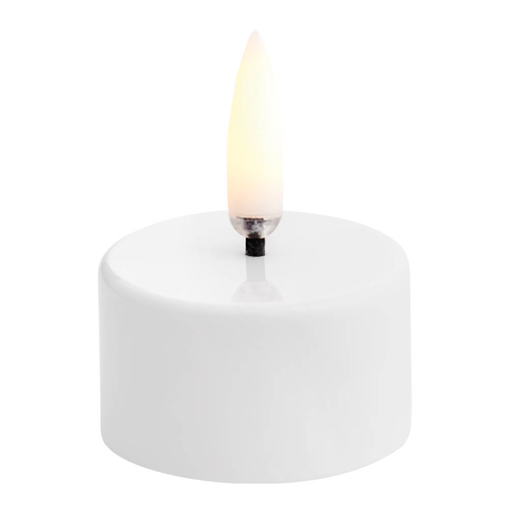 Uyuni Lighting - LED Tuikkukynttilä 3,9x2,1 cm Valkoinen