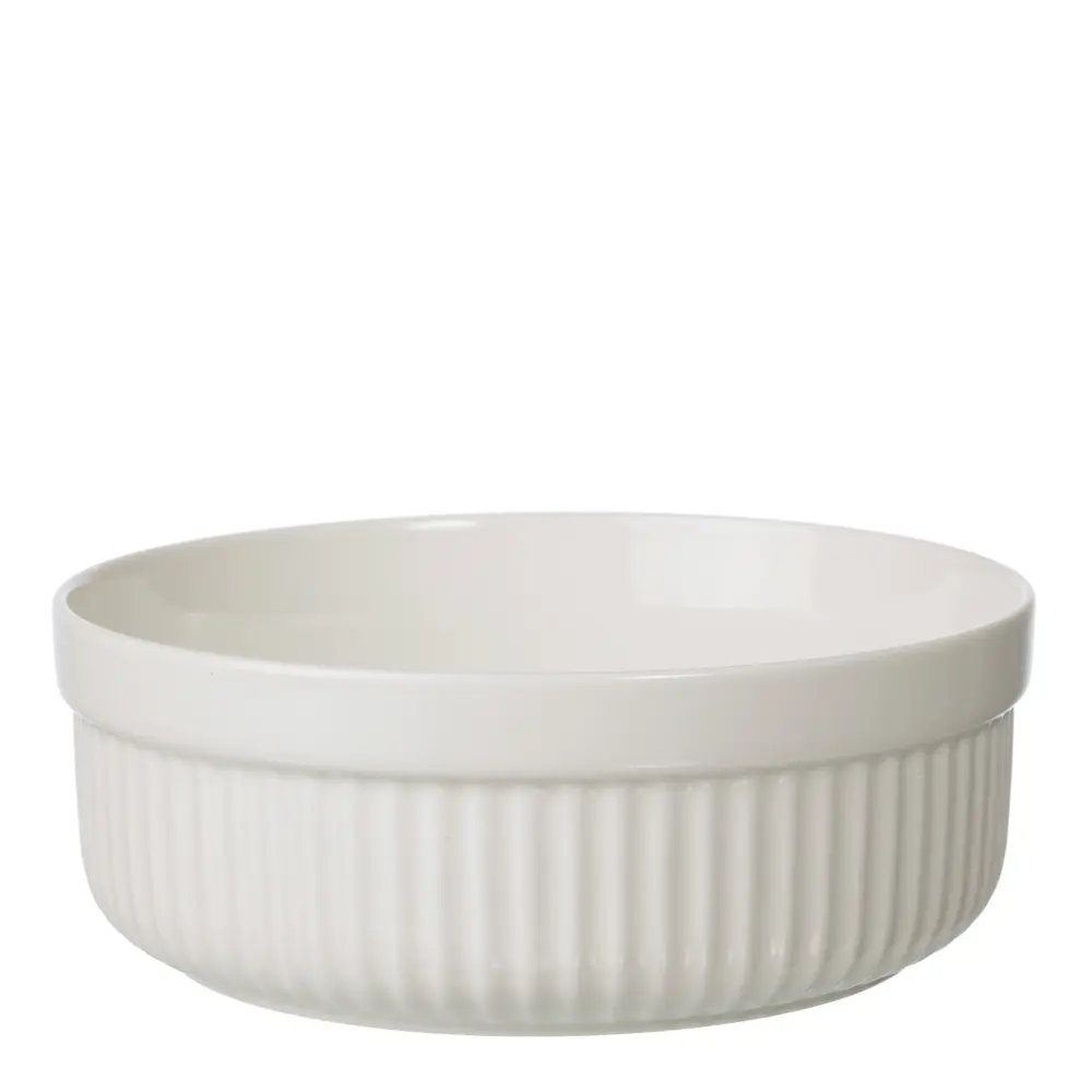 Uunikokki Uunivuoka pyöreä 1,5 L Valkoinen