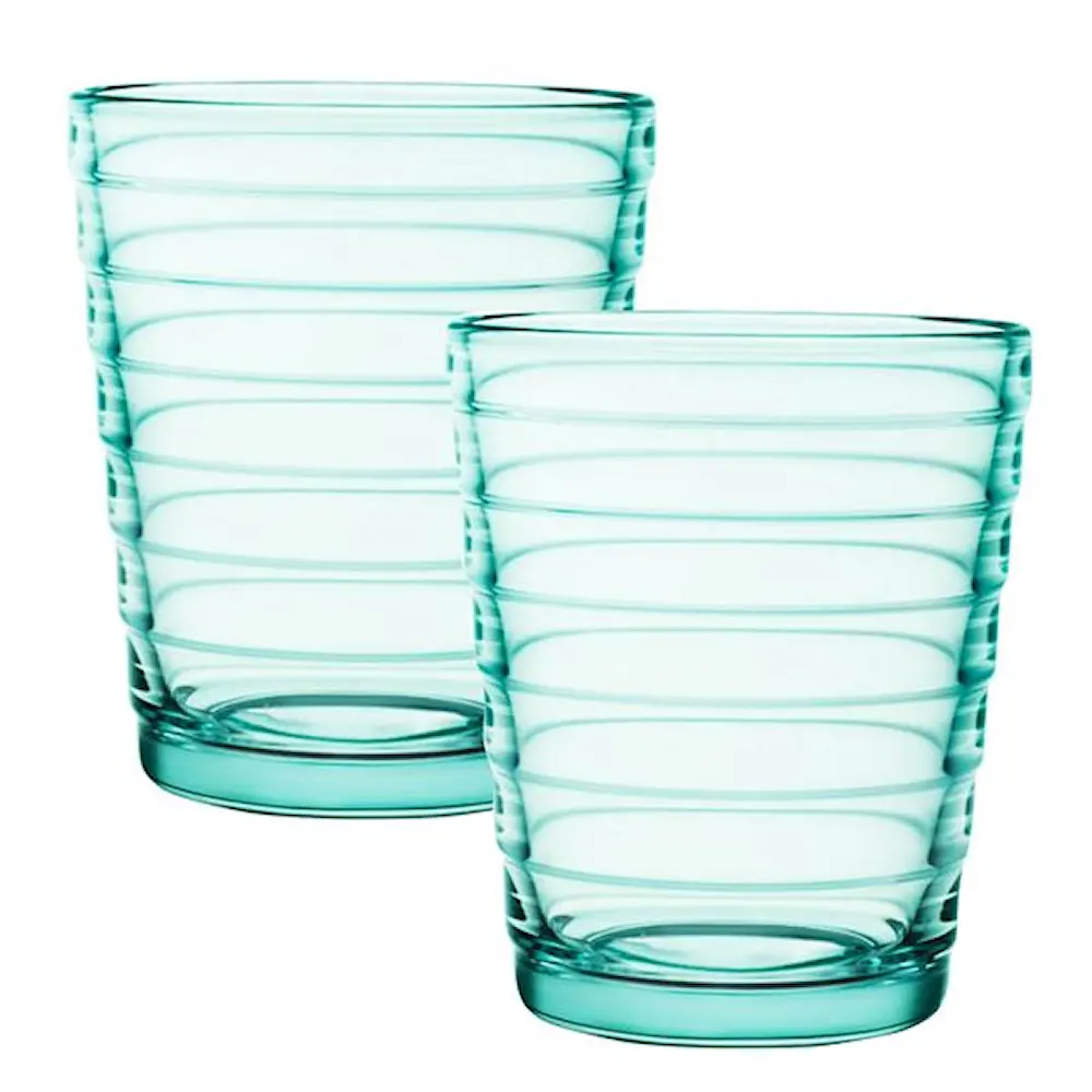 Aino Aalto Juomalasi 22 cl 2 kpl Vedenvihreä