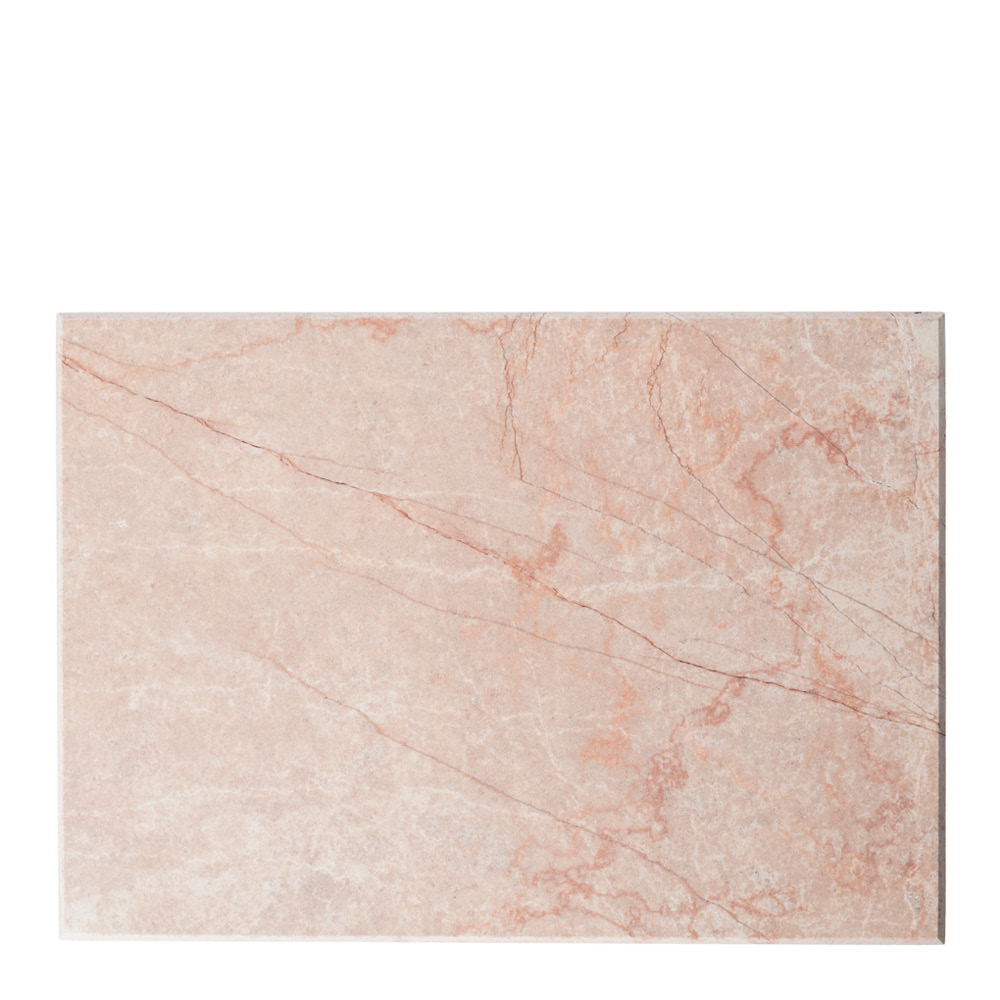 Stiernholm - Marmor Tarjotin 30x21 cm Vaaleanpunainen