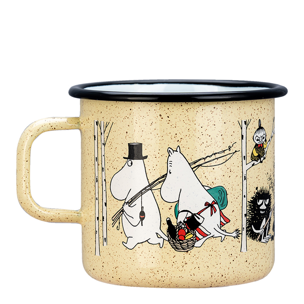 Muurla Muumi Emalimuki Campers 8 dl Keltainen