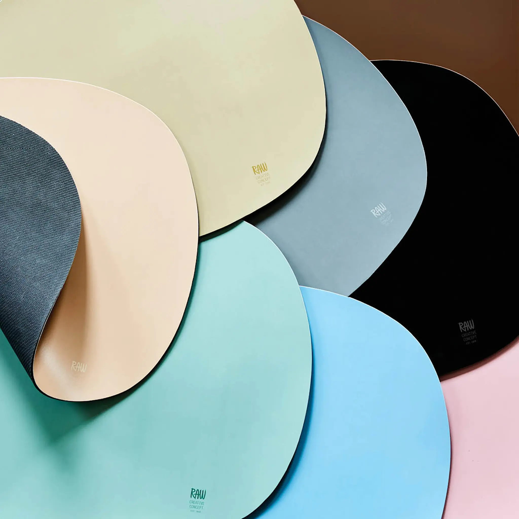 Aida RAW bordstablett silikon 41x33,5 cm Grön