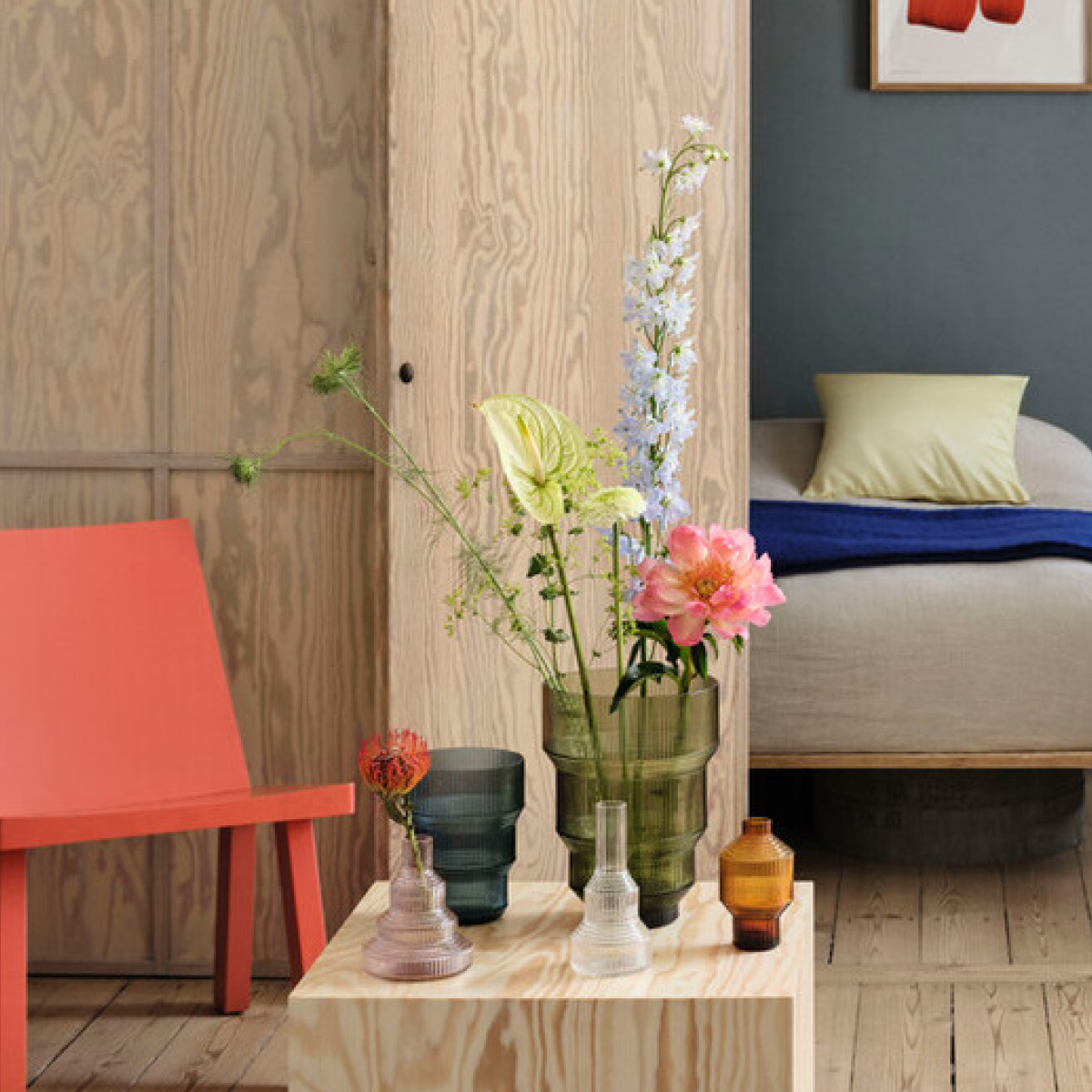 Kosta Boda Pavilion Maljakko 13,4 cm Dark Amber