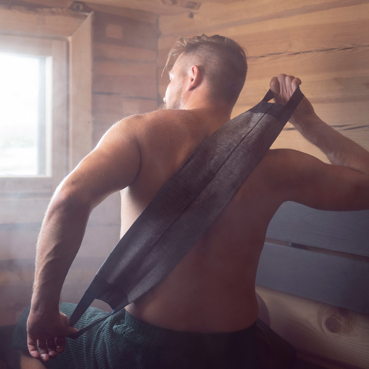 Rento Ryggtvättare linnefrotté 14x70 cm