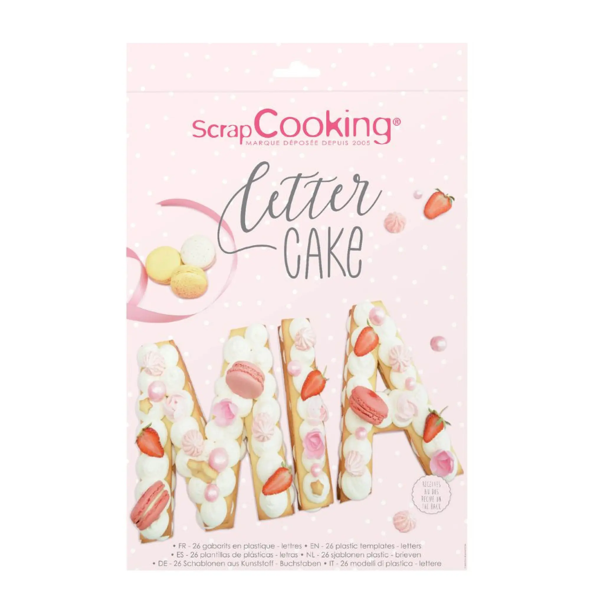 ScrapCooking Sapluuna kirjaimet a-z kirkas