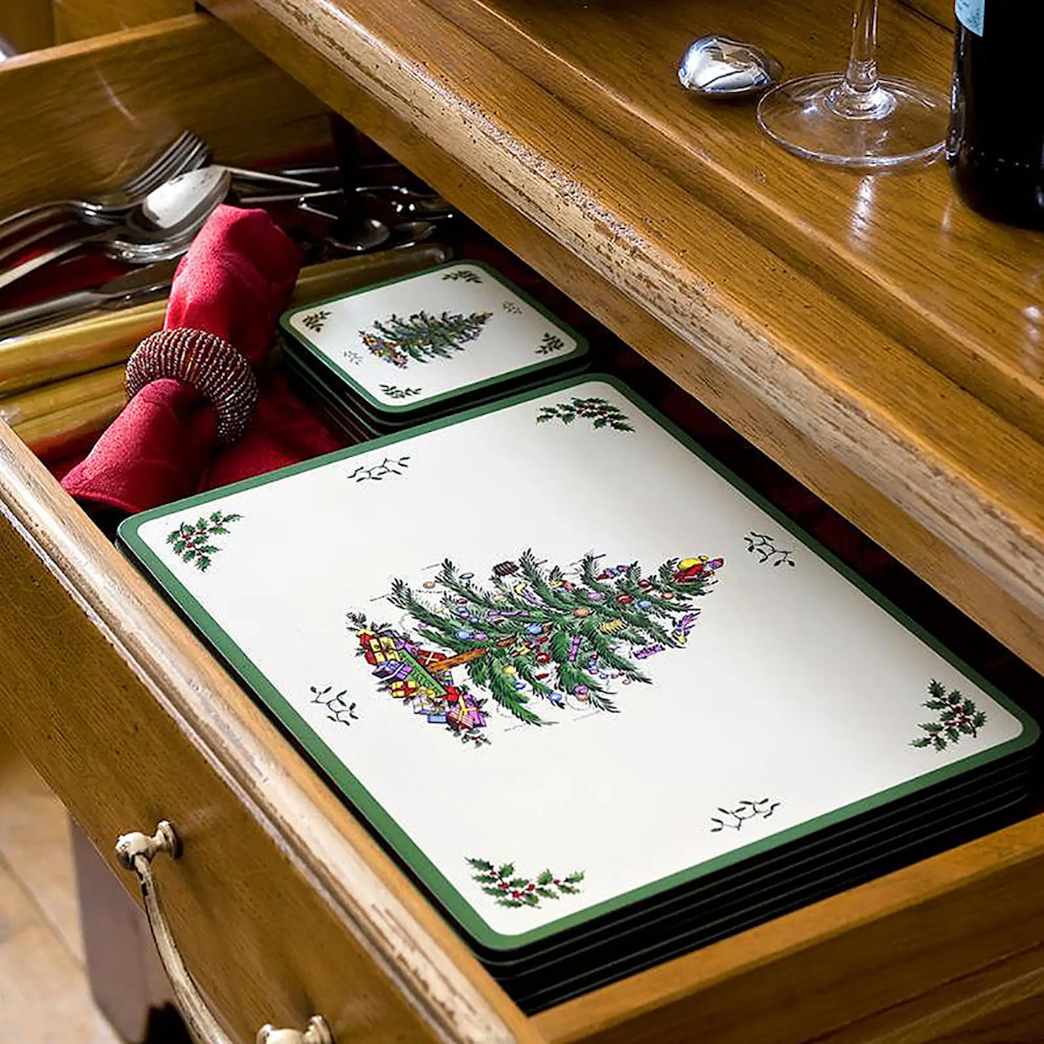 Pimpernel Christmas Tree Pöytätabletti 30x40 cm 4 kpl