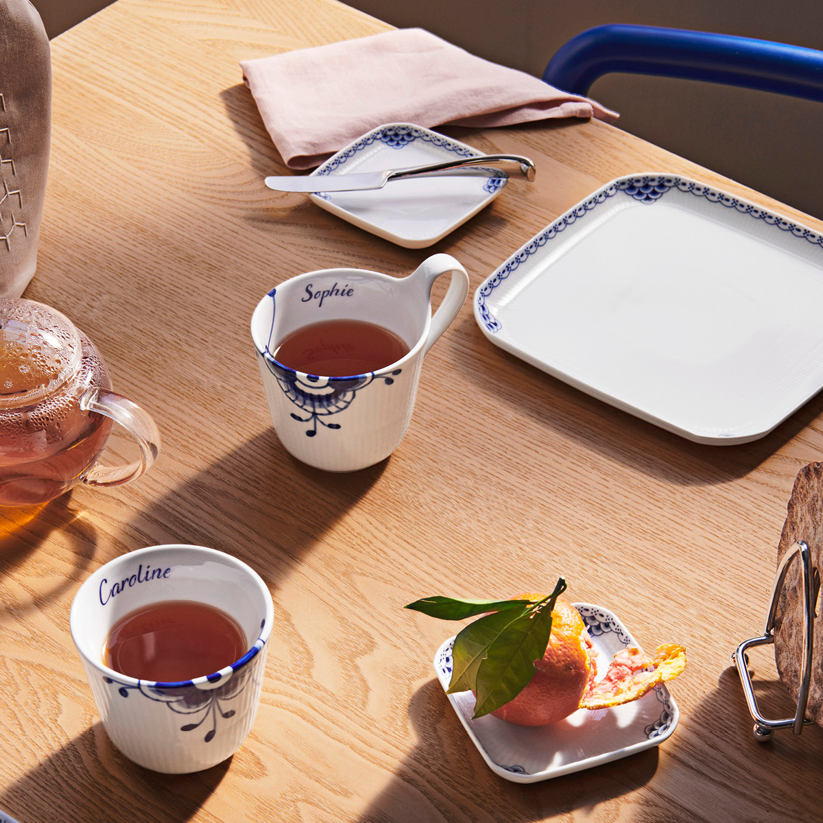 Royal Copenhagen Princess fyrkantig assiett 10 cm