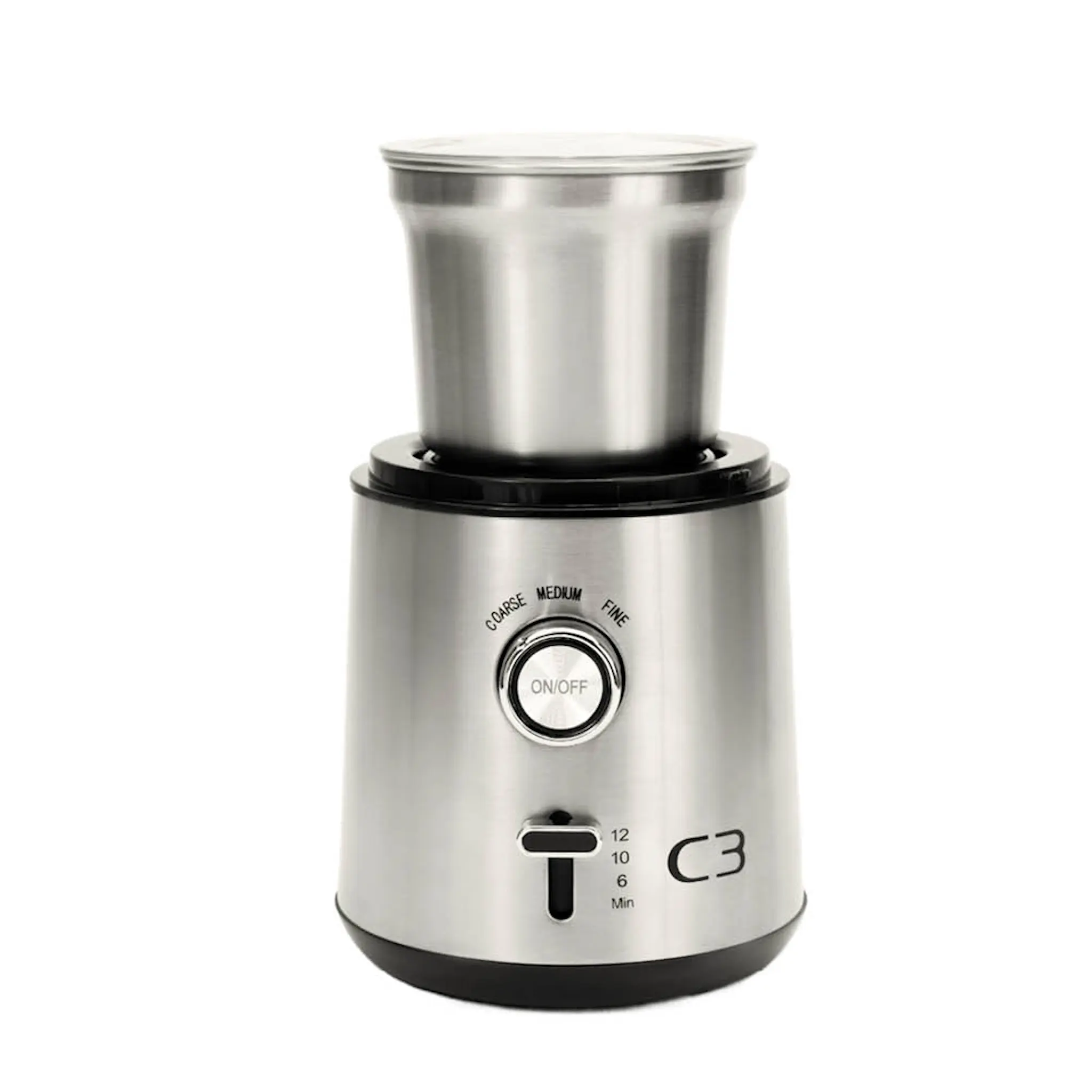 C3 Design Kahvimylly CG700 85g 200W Harjattu teräs