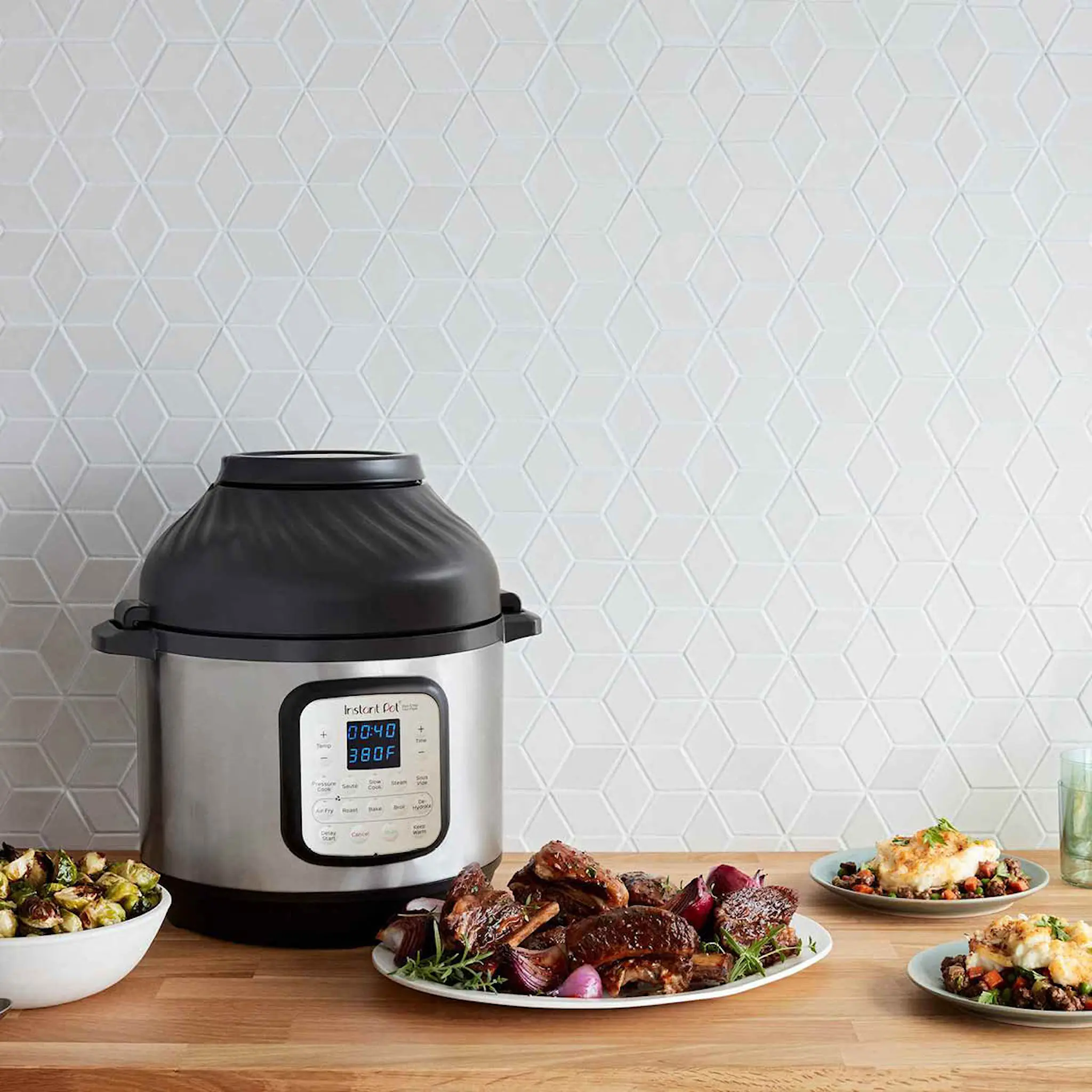 Instant Airfryer och tryckkokare 11-i-1 funktioner 5,7 L 1500W