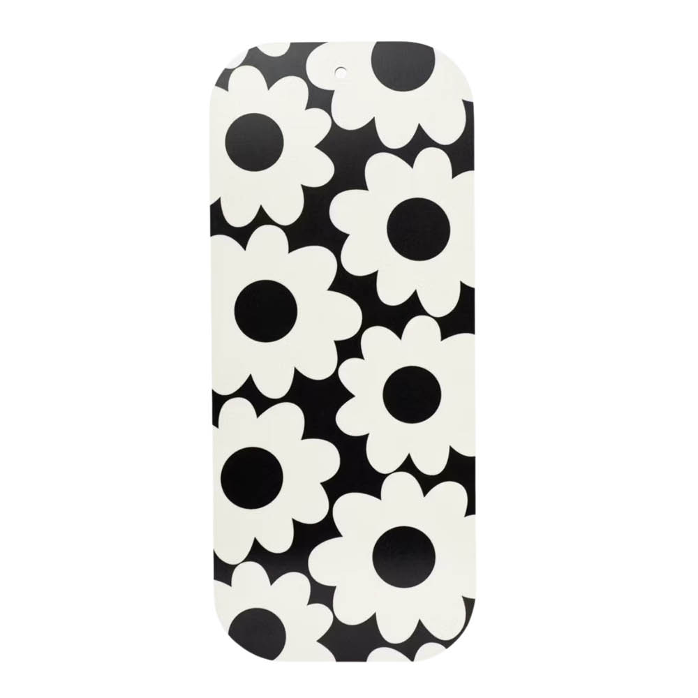 Rotor Design Flora skjærebrett 40x70 cm svart/hvit