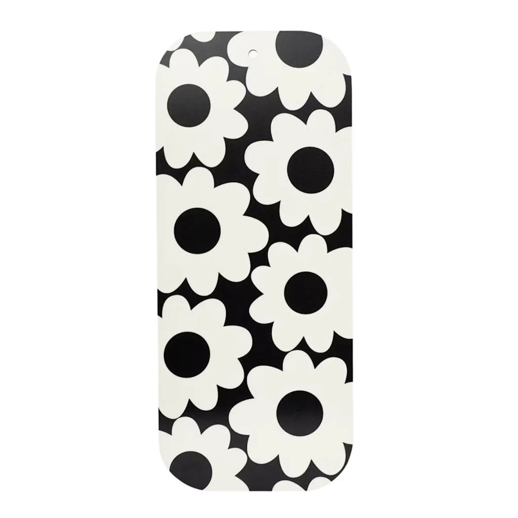 Rotor Design Flora skjærebrett 40x70 cm svart/hvit