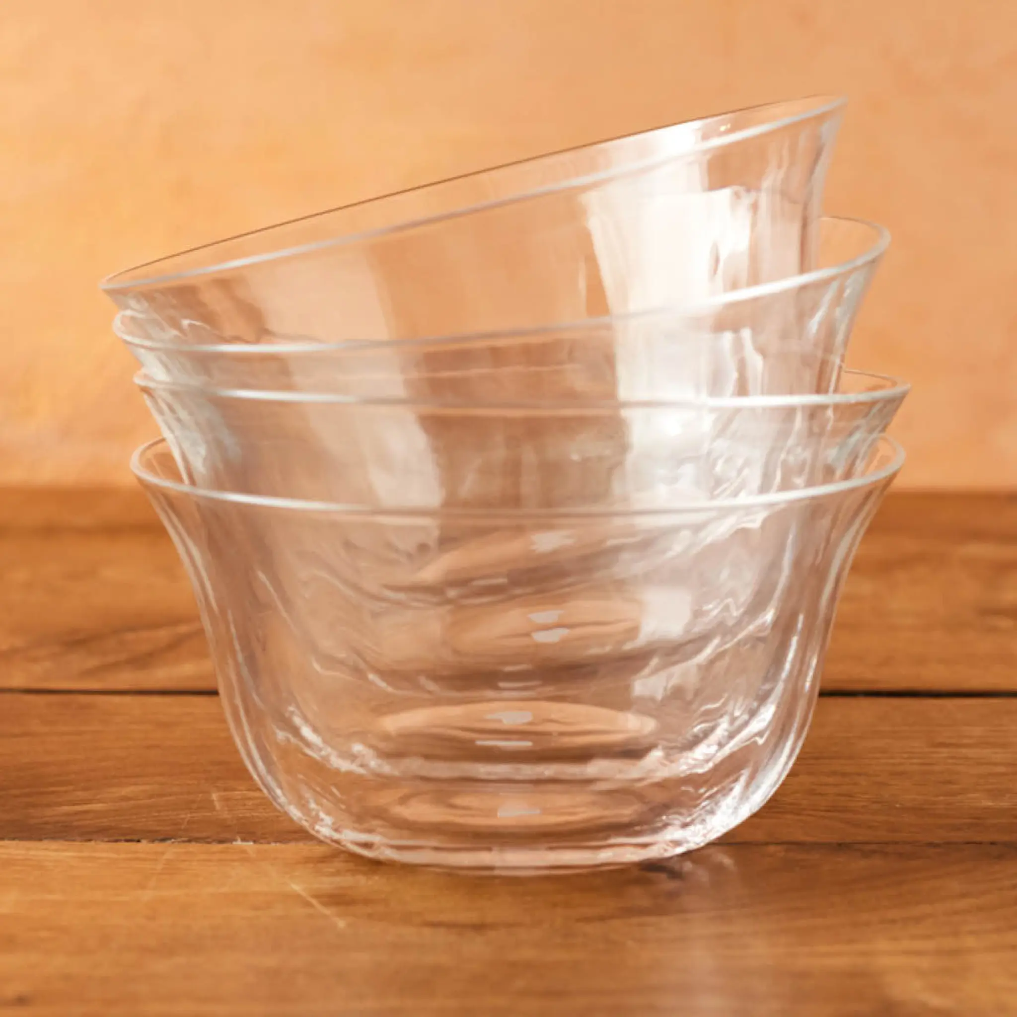 Jamie Oliver Big Love dessertskål 14 cm 4-pack glas räfflad