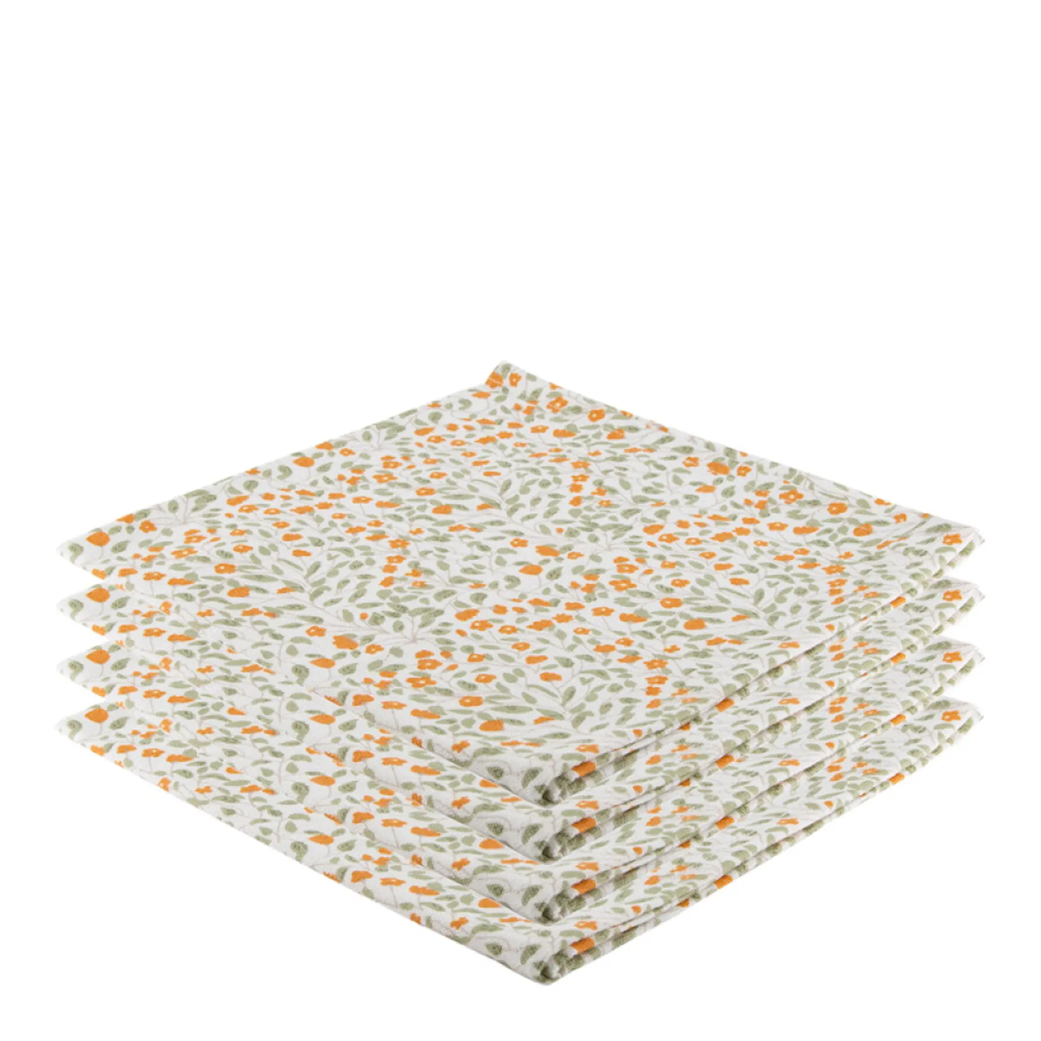 Holmen Palma Servett 45x45 cm 4-pack Grön/Orange