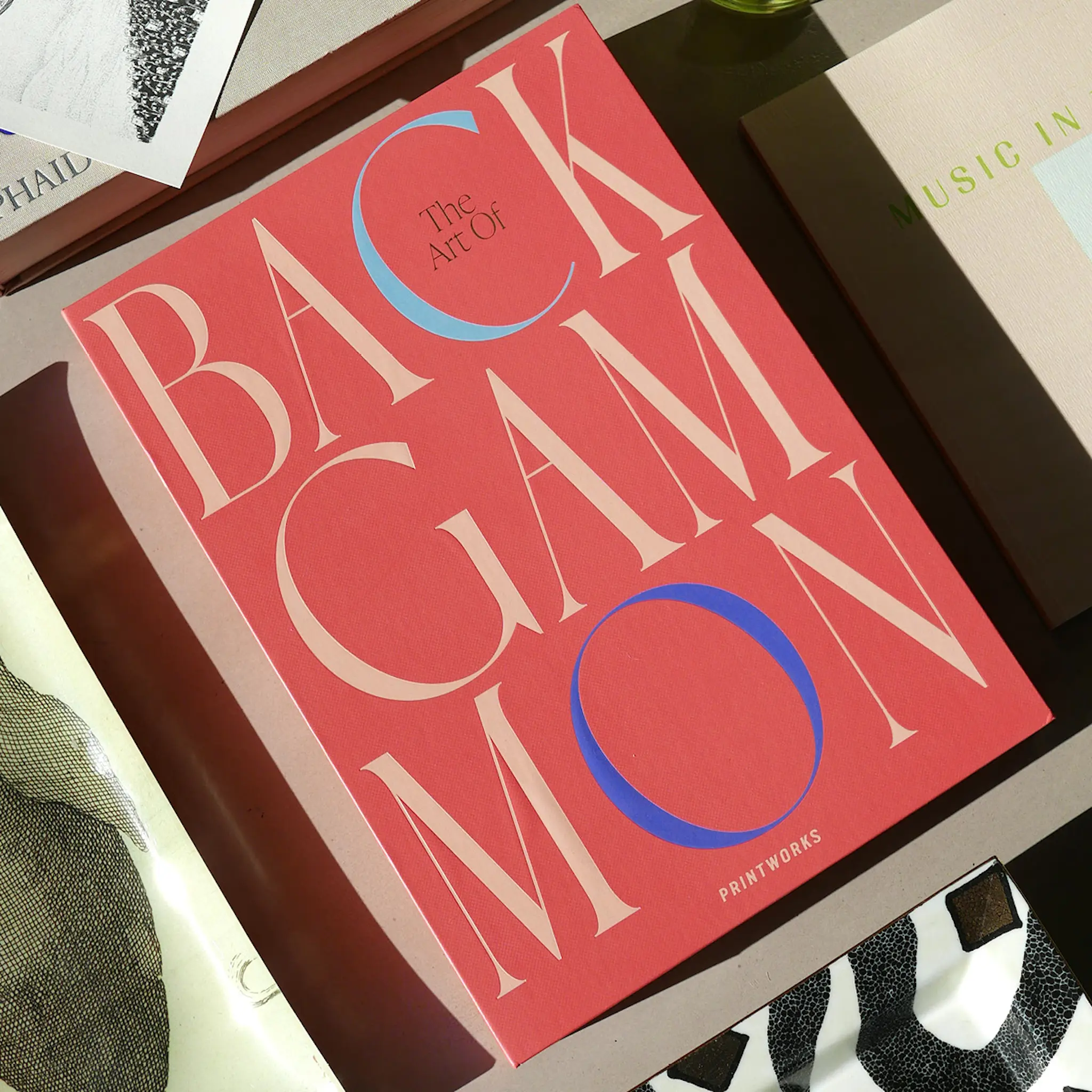 Printworks Spel Classic art of backgammon orange