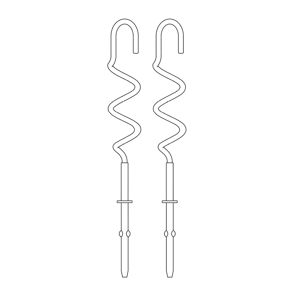 Dualit Taikinakoukku sähkövatkaimeen 2 osaa