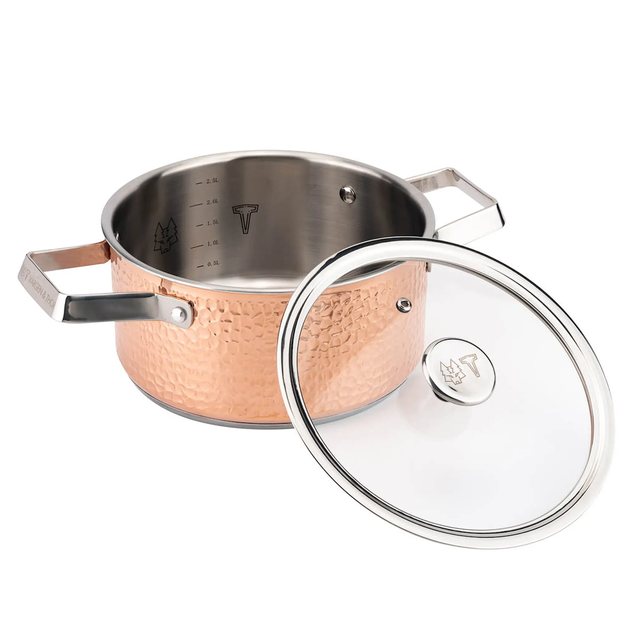 Vargen & Thor Mjölner Noelle gryta 2,8 L koppar