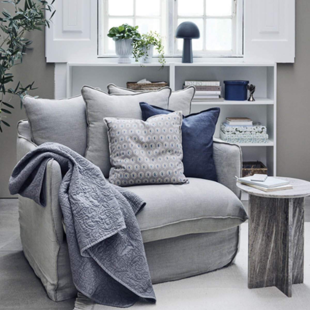 Lene Bjerre Isabelle Huopa 170x130 cm Harmaa