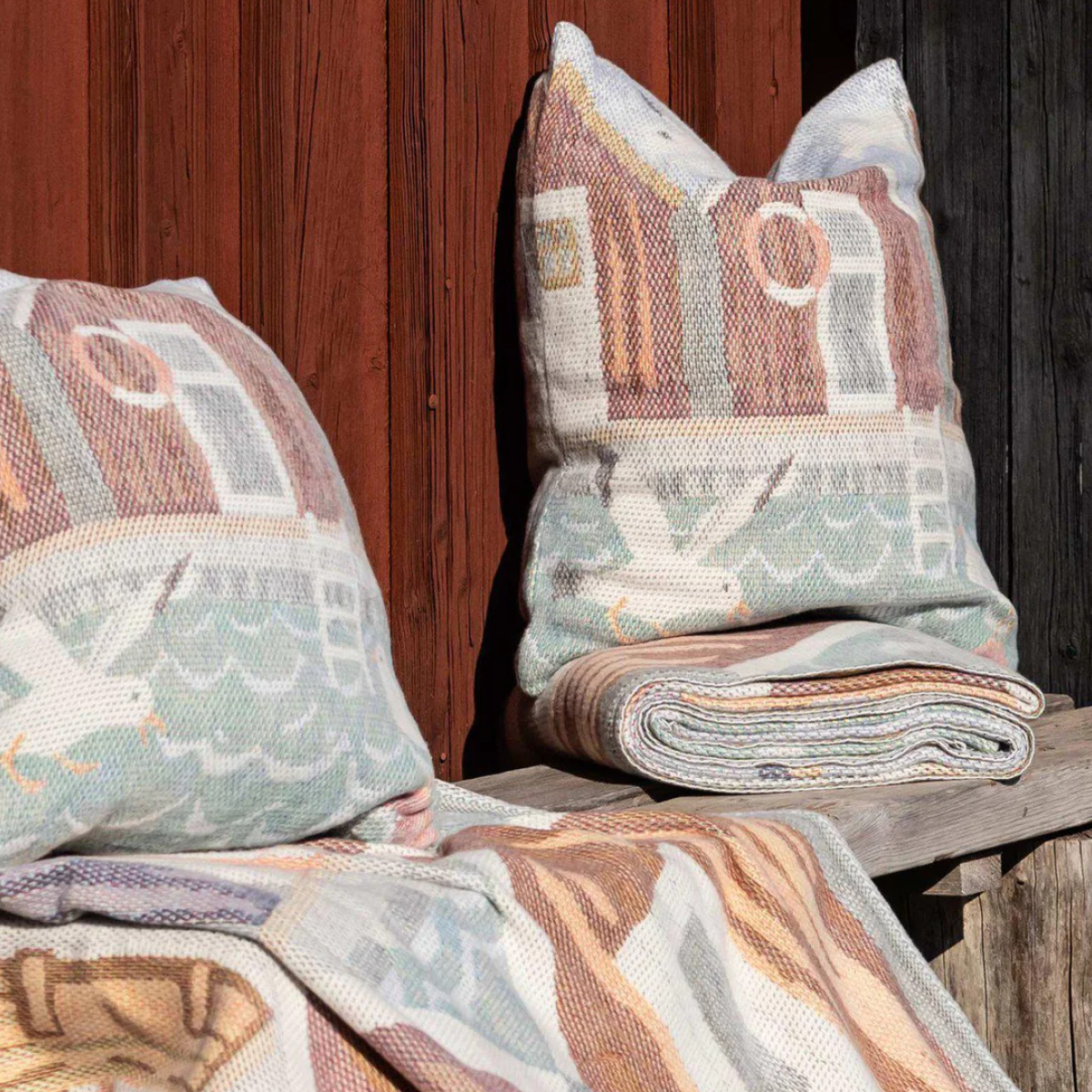 Ekelund Sjöbod kuddfodral 40x40 cm