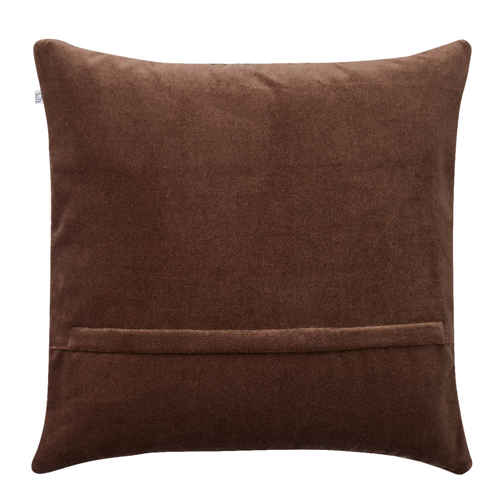 Chhatwal & Jonsson Deva kuddfodral sammet 50x50 cm Brown