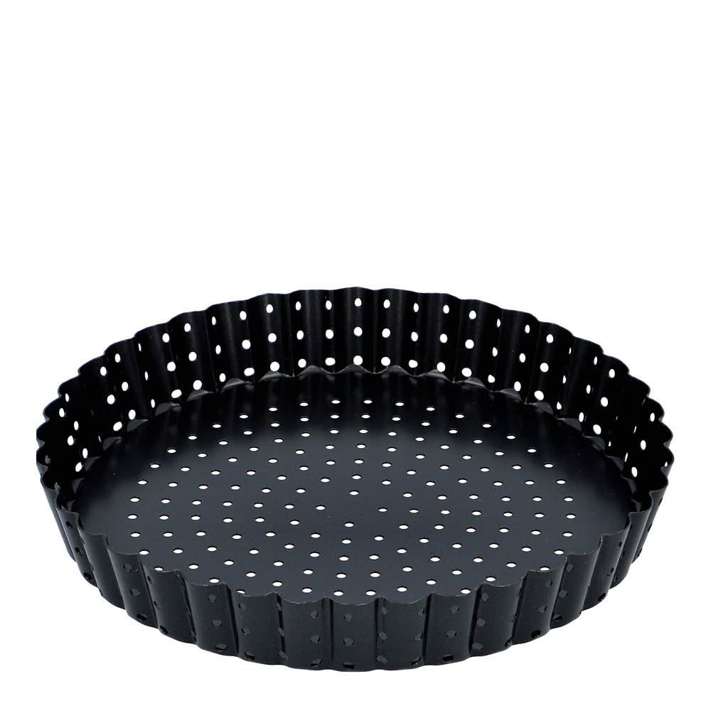 Birkmann Bread Buddies piirakkavuoka 20 cm rei'itetty musta