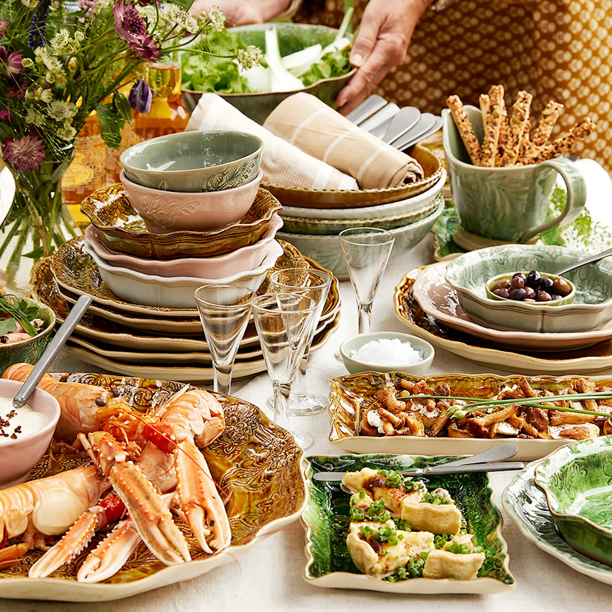 Sthål Arabesque dyp tallerken 24 cm pineapple hover