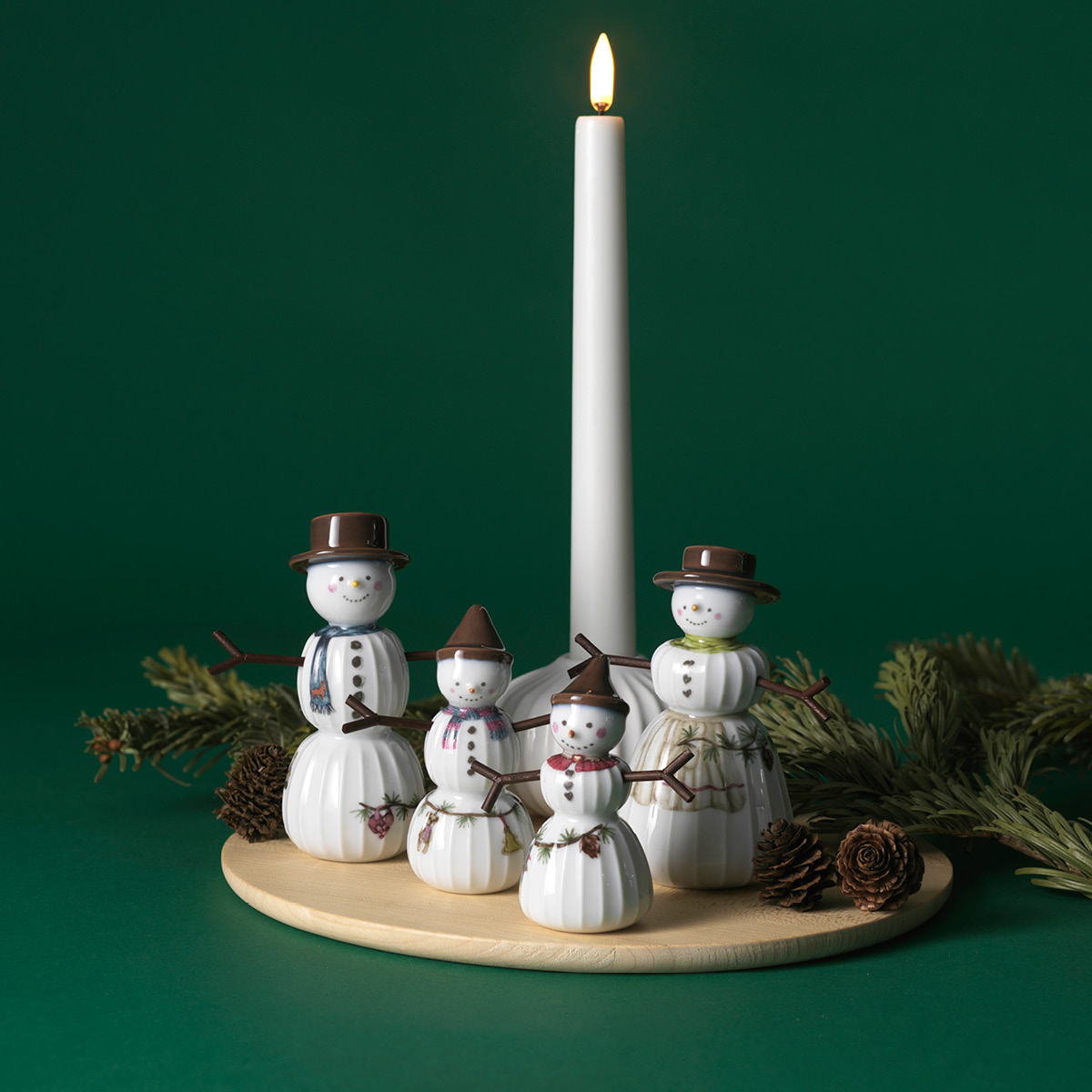 Kähler Hammershøi Christmas Koriste Lumiukko 9 cm