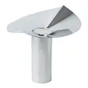 Löv vas/ljusstake 24,5x22,5 cm stål