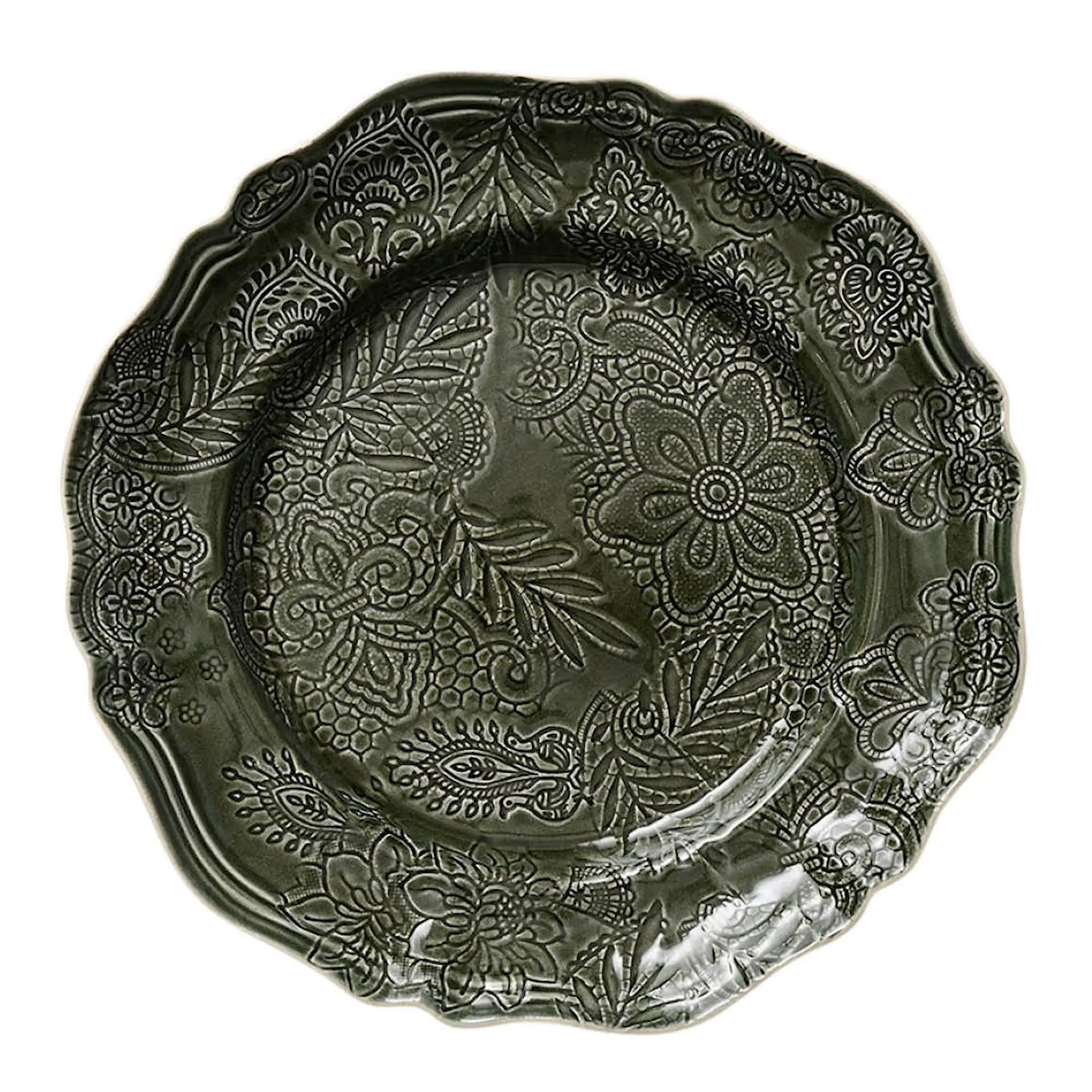 Sthål Arabesque serveringsfat 34 cm shadow