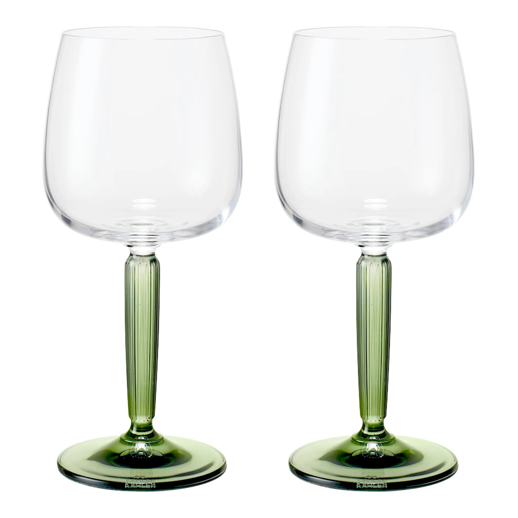 Kähler Hammershøi Vitvinsglas 35 cl 2-pack Grön