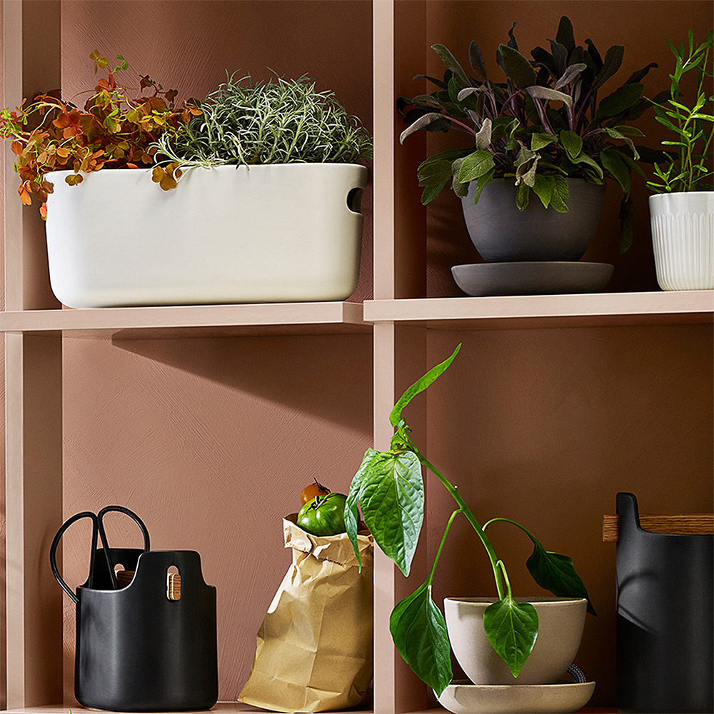 Eva Solo Selvvannende urtepotte 31x13 cm hvit