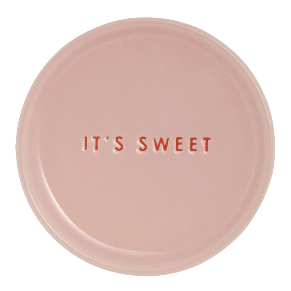 Classic Cups Lautanen It's sweet 8,5 cm Vaaleanpunainen