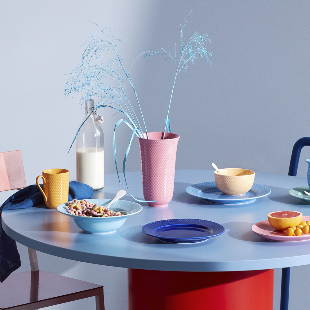 Lyngby Porcelæn Rhombe Color skål 13 cm sand