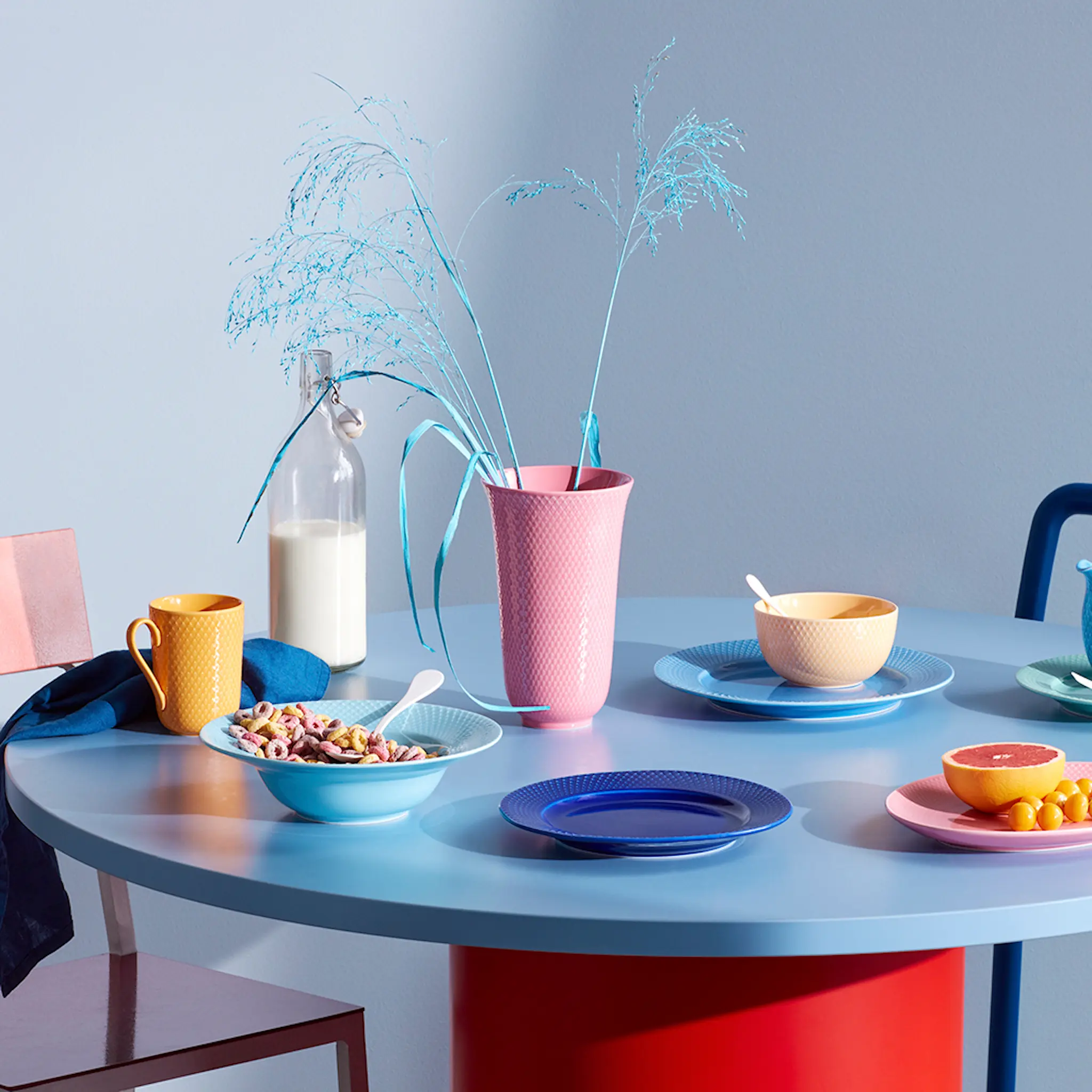 Lyngby Porcelæn Rhombe Color Skål 13 cm Sand