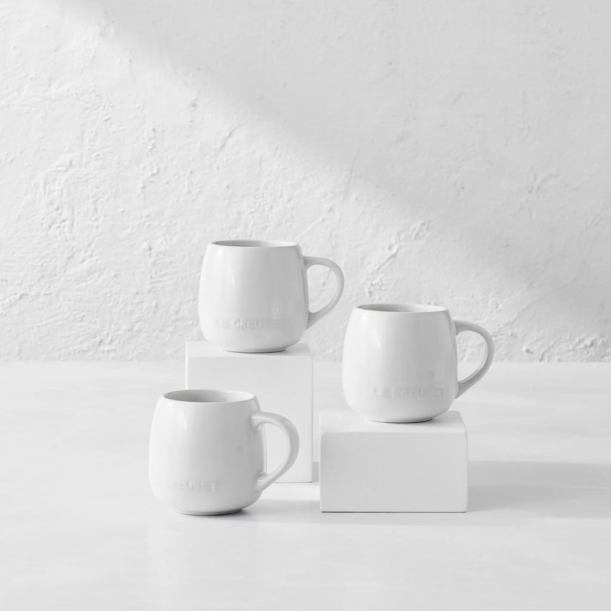 Le Creuset Coupe Colletion mugg 32 cl white