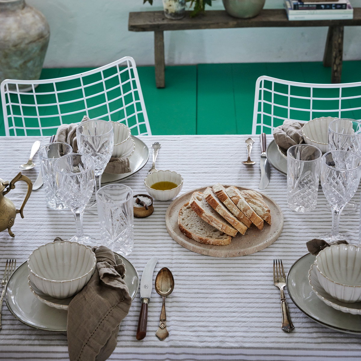 Lene Bjerre Camille skål 7,5x15 cm råhvit