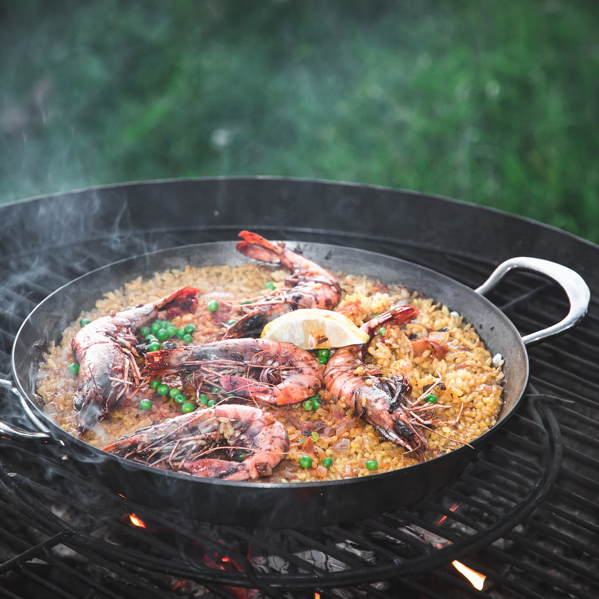 Samuel Groves Carbon Steel paellapanne i karbonstål 30 cm