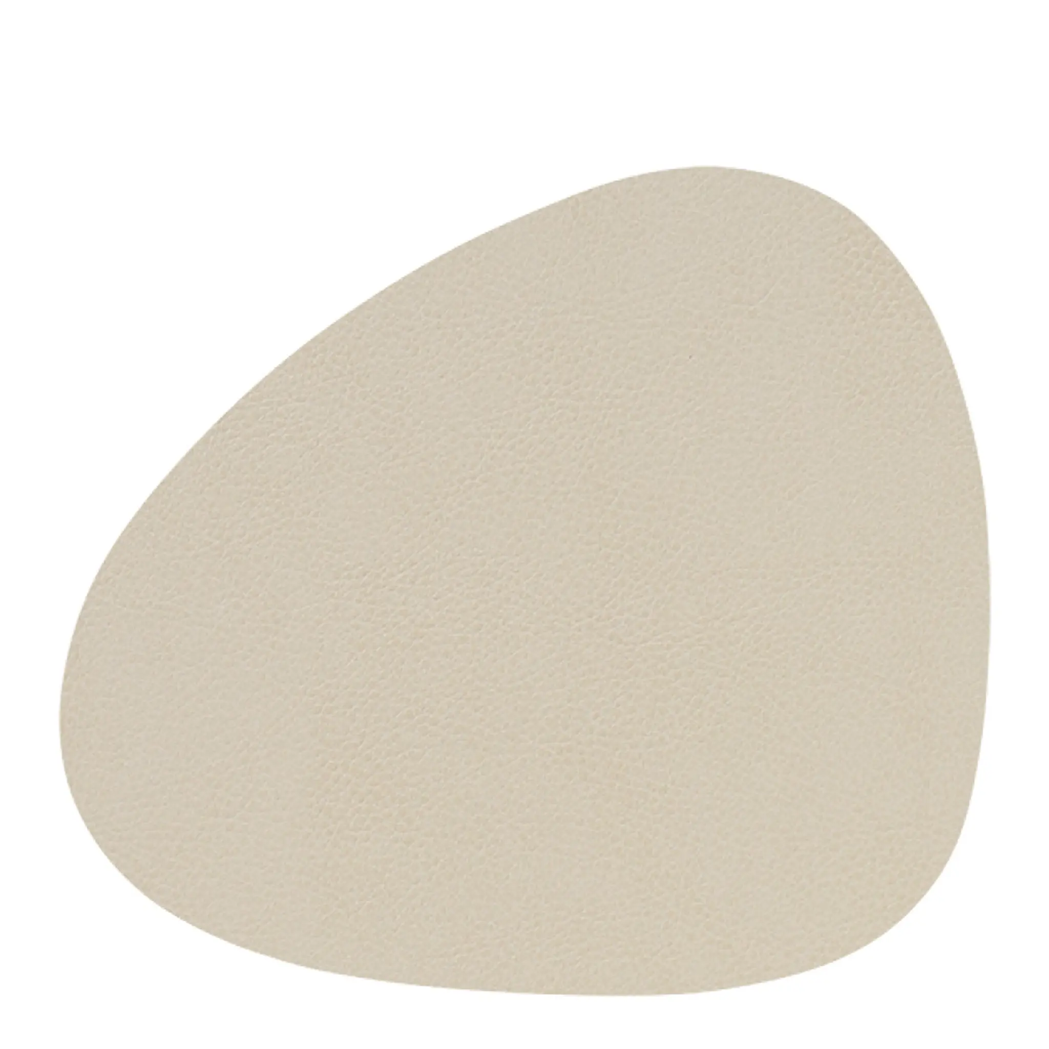 LIND DNA Leather Serene Curve Glasunderlägg 11x13 cm Cream