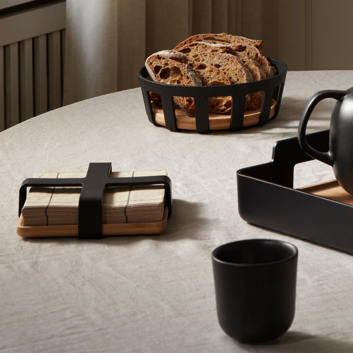 Eva Solo Nordic Kitchen Talouspaperiteline 19 cm Musta/Puu