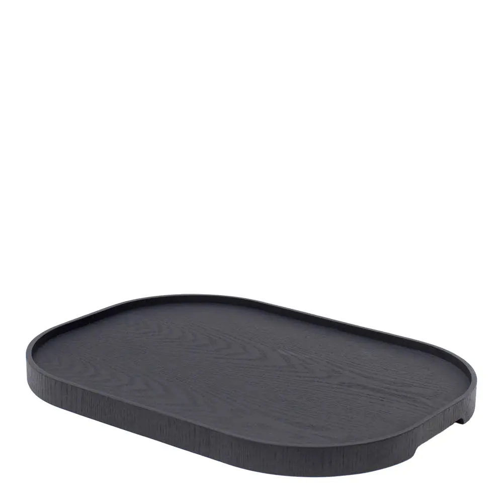 CurveLine tarjoilualusta anti-slip 47x34 cm musta