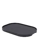 CurveLine serveringsbricka anti-slip 47x34 cm svart